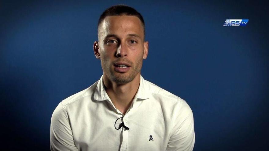 Canales se despide de la Real Sociedad