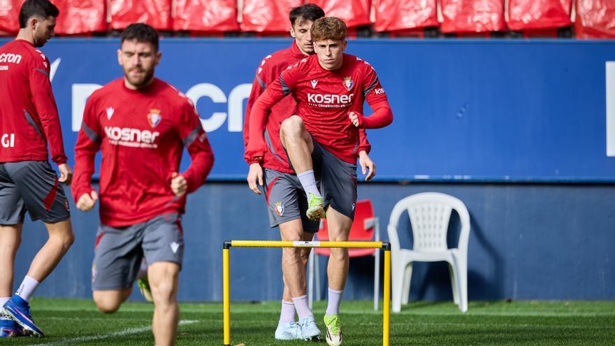 Víctor se entrena con normalidad