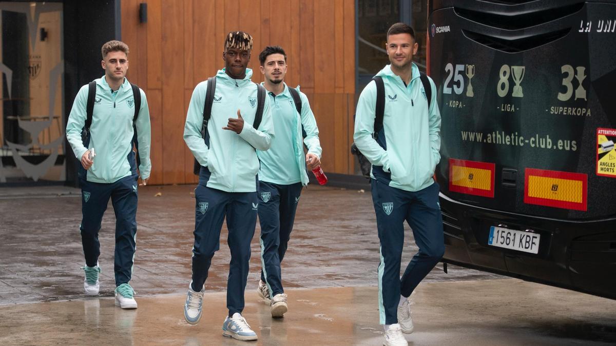 Nico Williams será suplente en el derbi ante la Real.