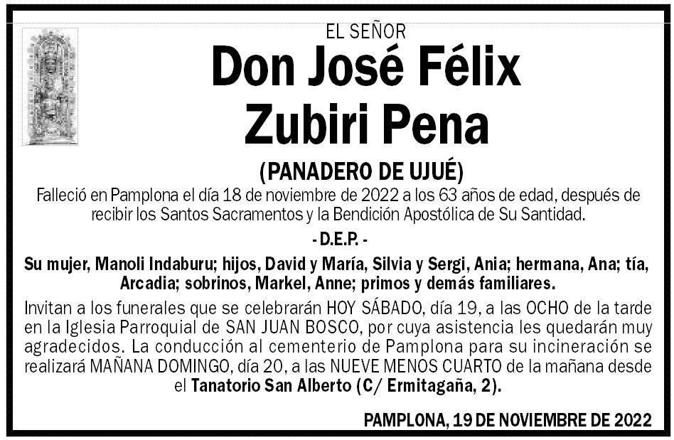 José Félix Zubiri Pena