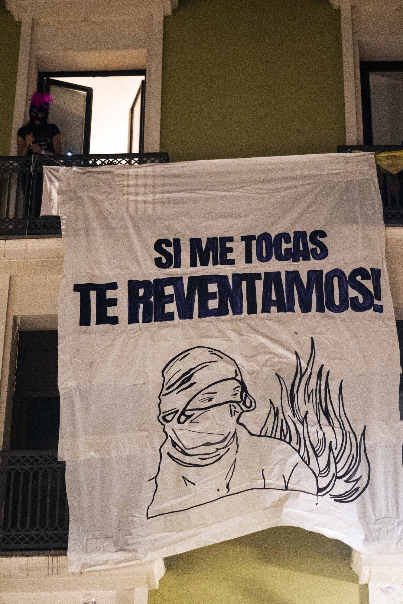 Manifestación nocturna en Pamplona contra las agresiones sexuales
