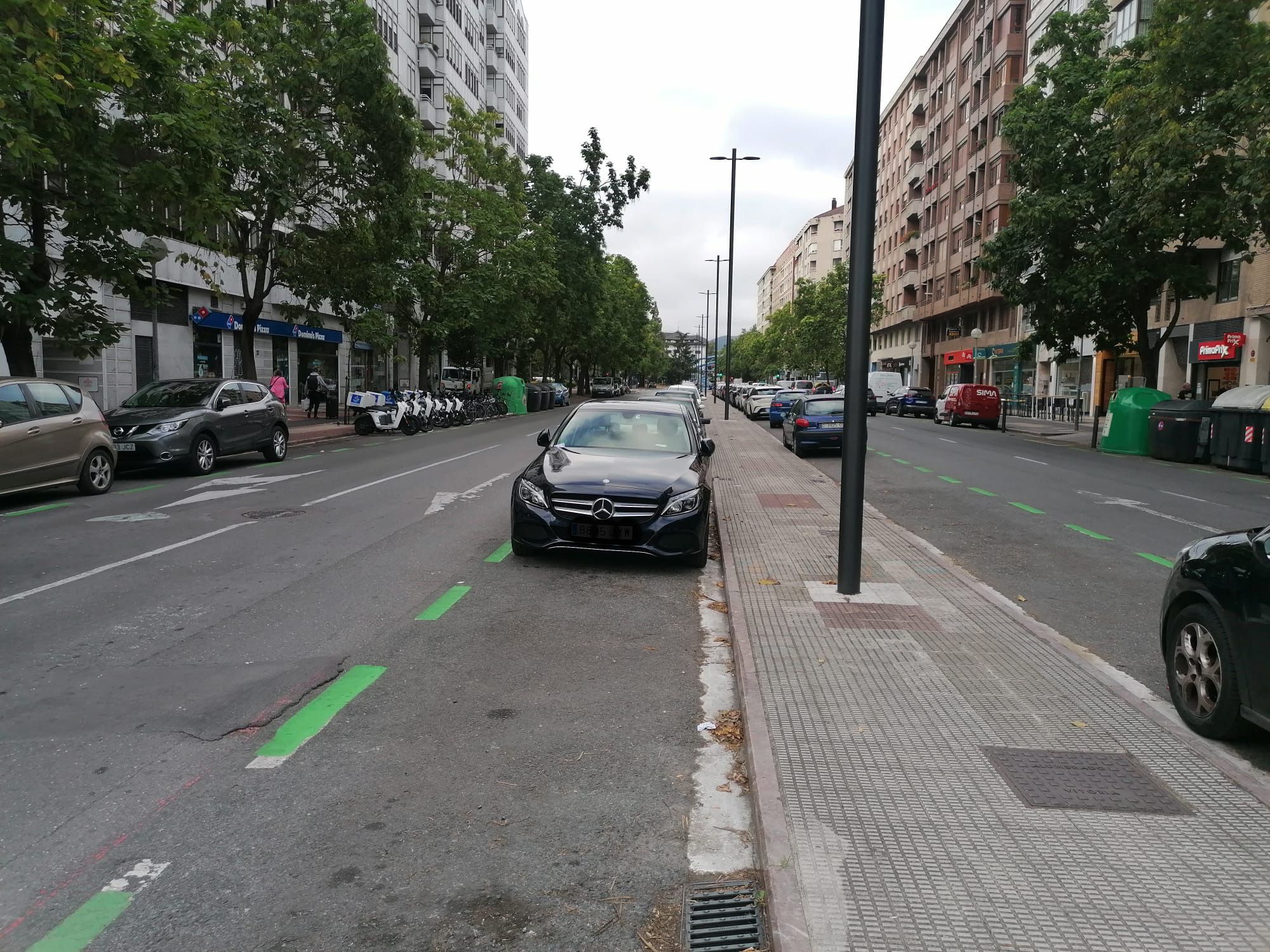 La nueva OTA deja plazas libres en la Avenida Gasteiz