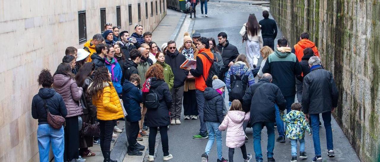 Fotos de turistas en Pamplona durante el puente