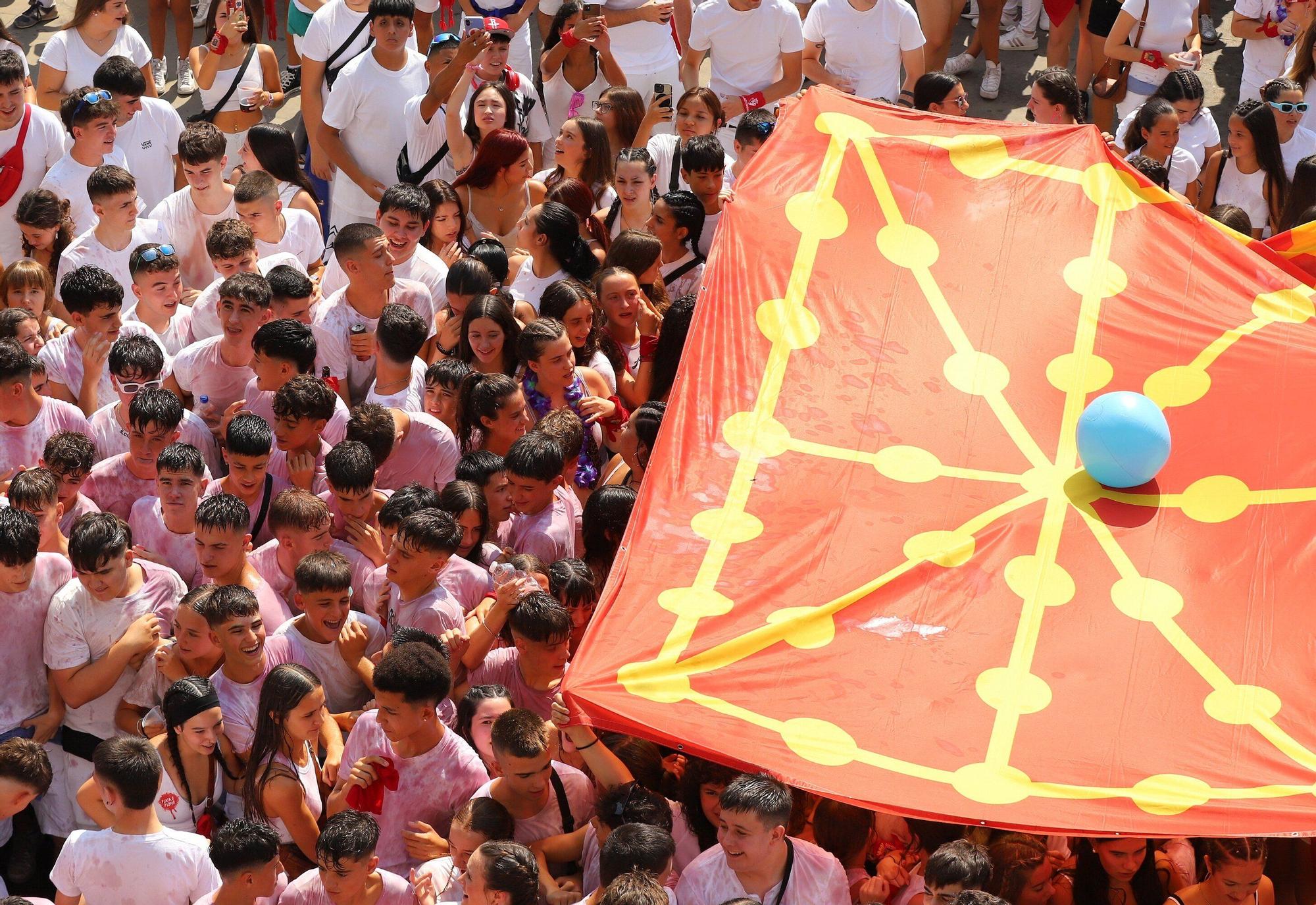 Fotos del chupinazo de Tafalla