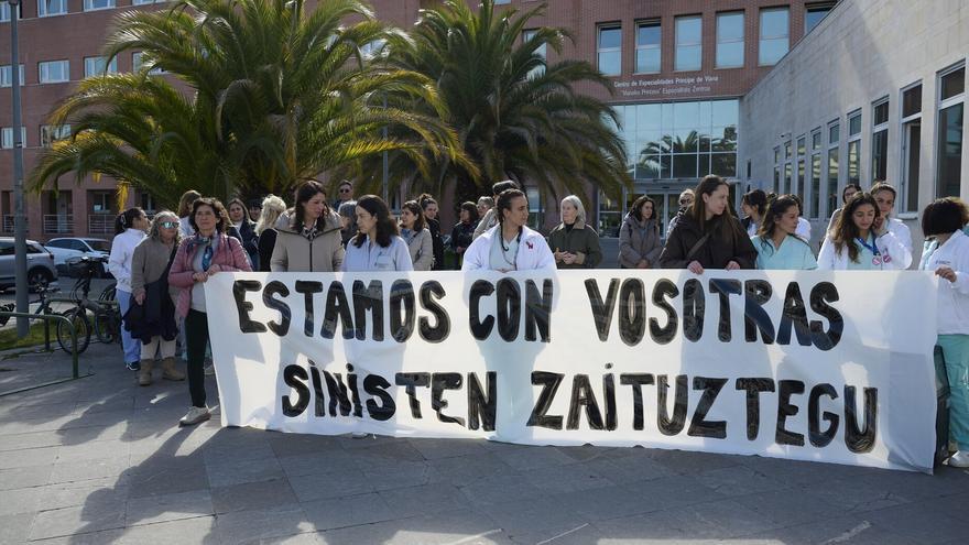 Sanitarias muestran su repulsa ante los dos casos de acoso sexual denunciados por trabajadoras de Osasunbidea