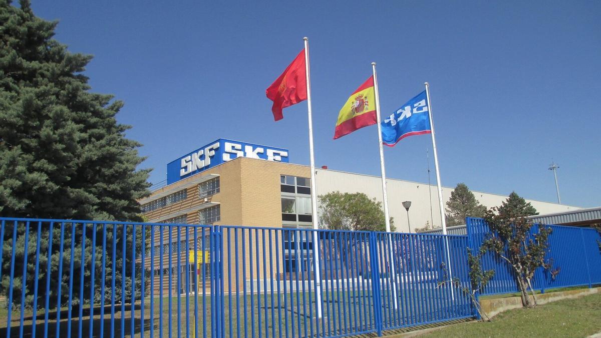La factoría de SKF en Tudela.