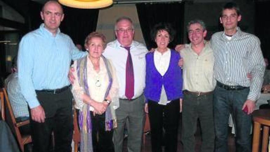 Emotiva cena de las selecciones navarras