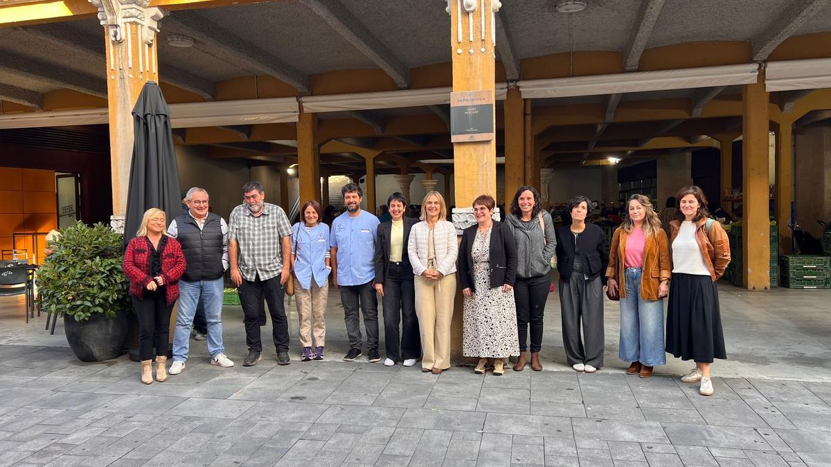 Presentación del programa &#039;Mercado y alimentación saludable&#039; en Beasain.
