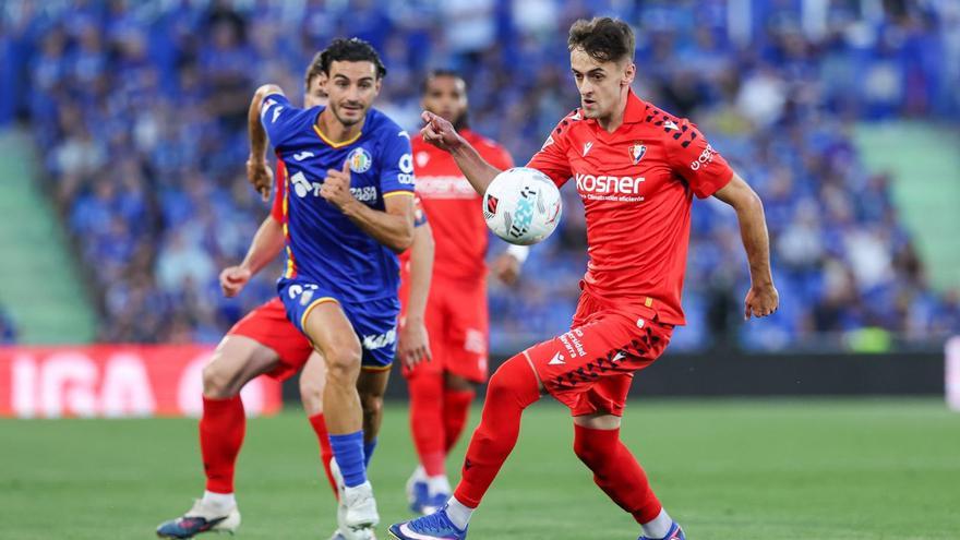Getafe-Osasuna, en directo (1-0): los rojillos no logran darle la vuelta al marcador