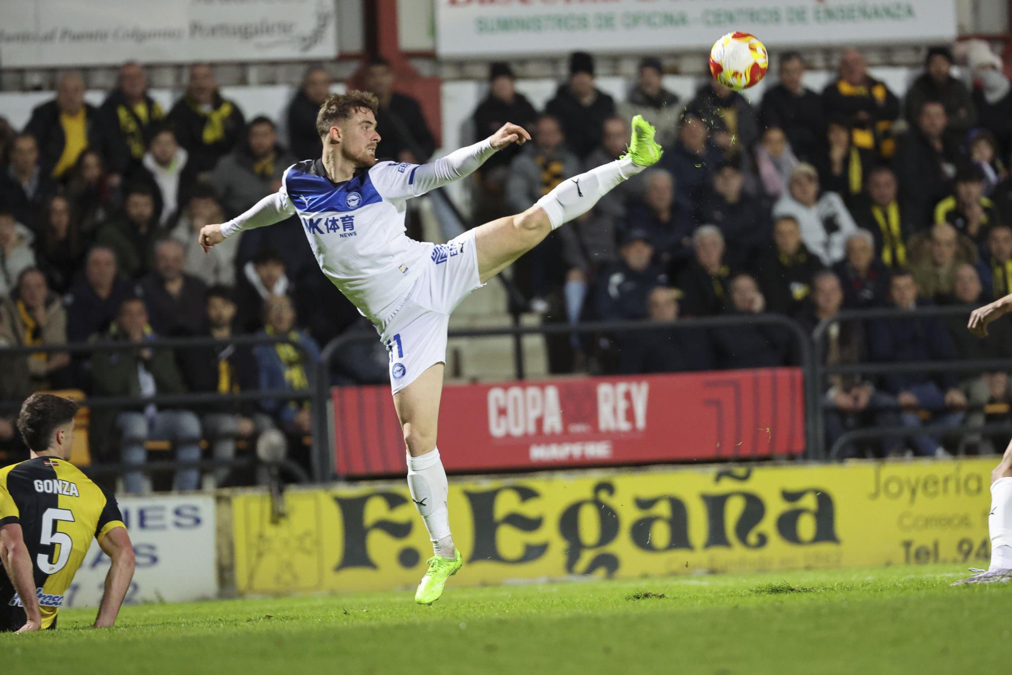 Todas las fotos del duelo copero entre el Portugalete y el Alavés