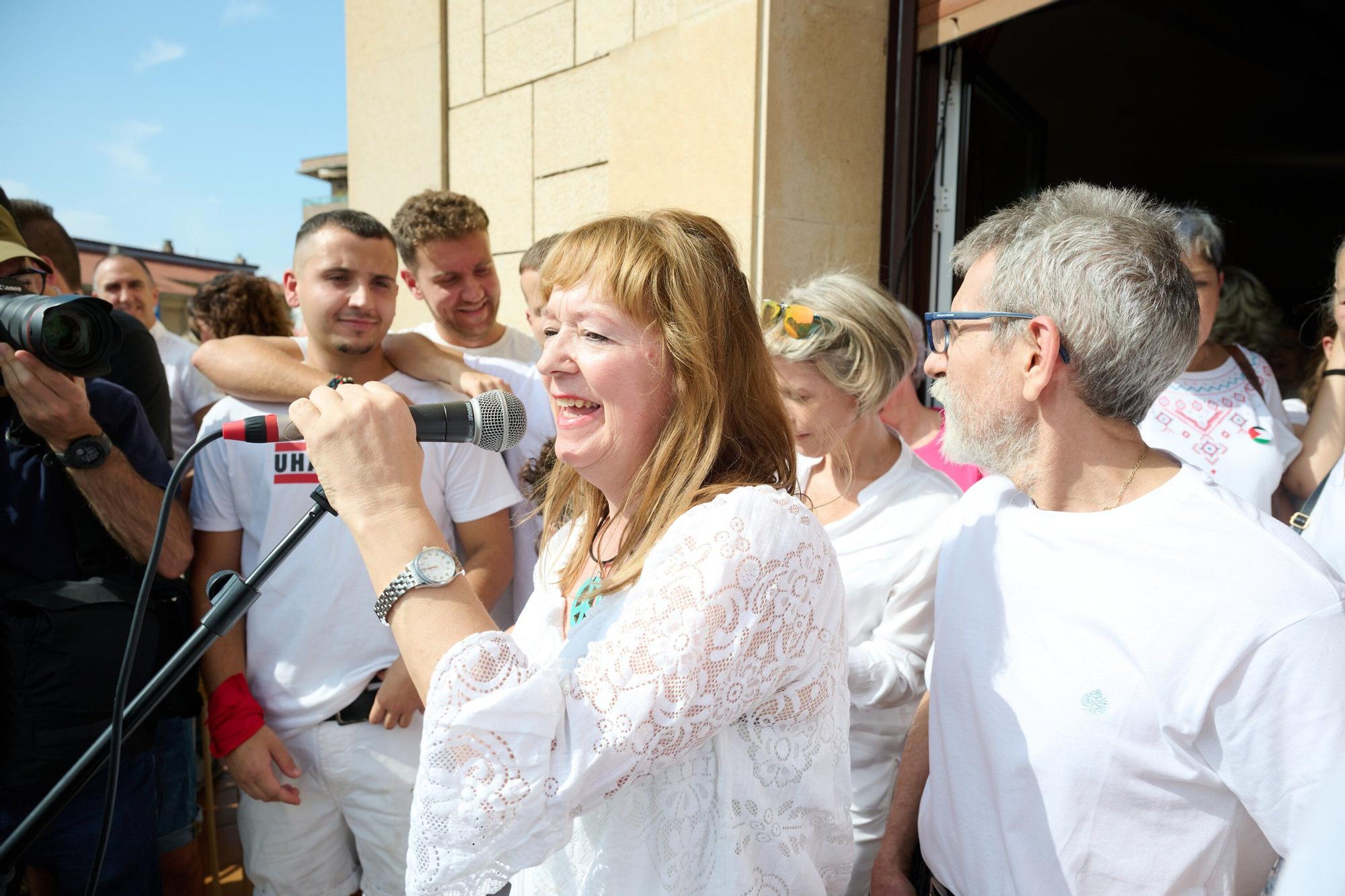 Fotos del chupinazo de fiestas de Huarte 2025
