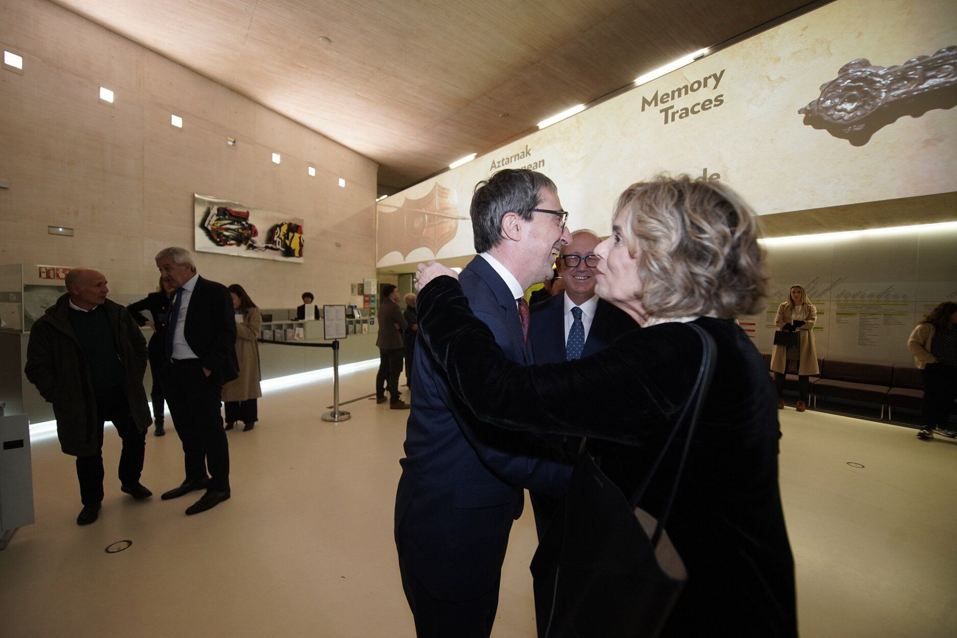 Eduardo Iribarren, Juanjo Baños y Edurne Ormazabal (Tabakalera)