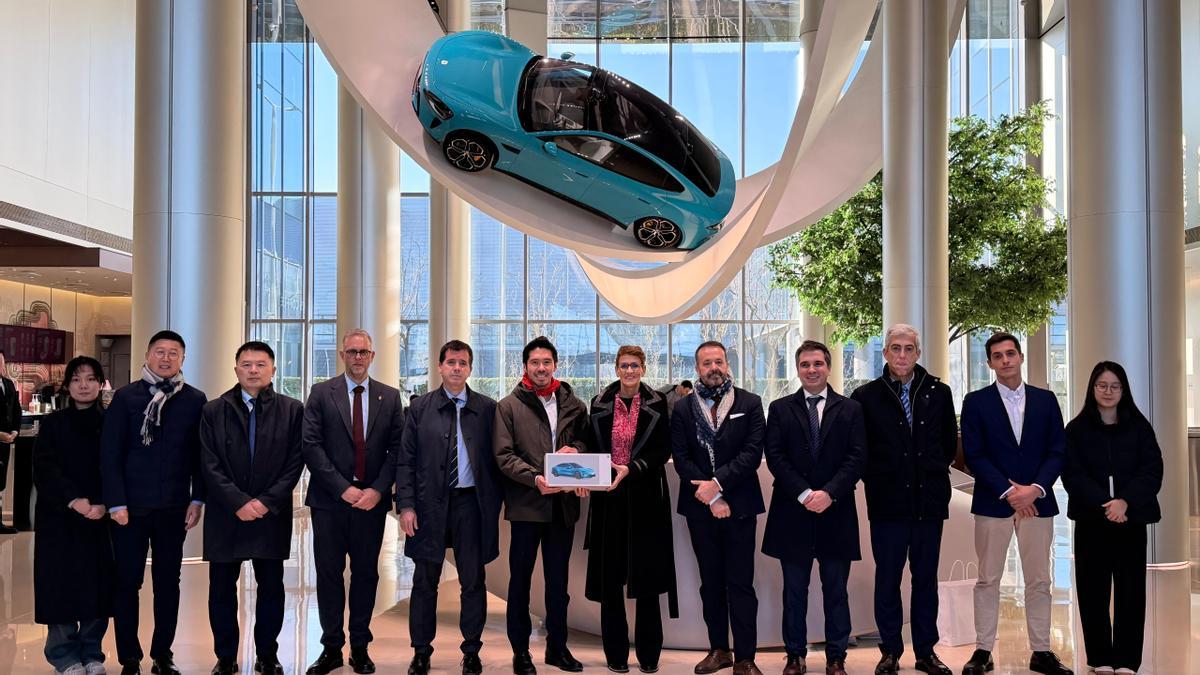 Visita a la planta de Xiamoi EV en Pekín.