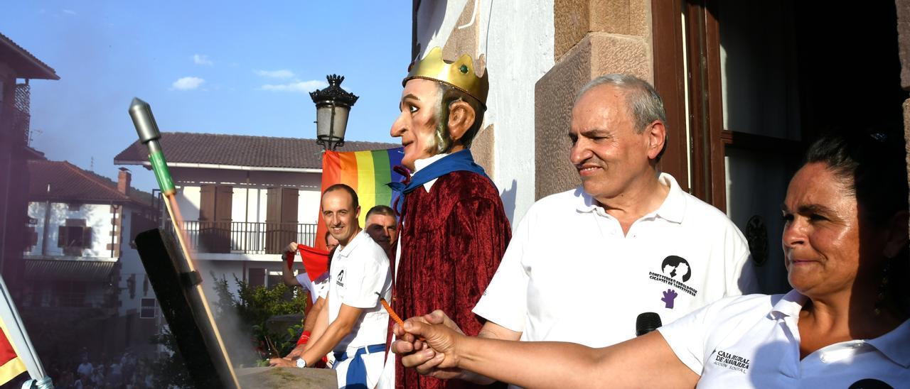 Peio y Luzia abren la fiesta en Doneztebe