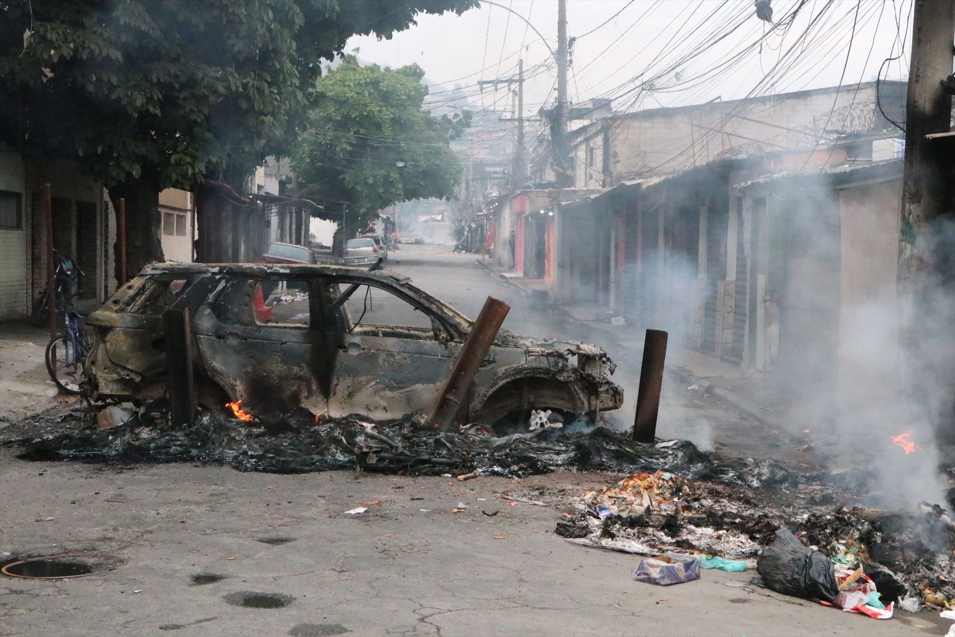 En imágenes: letal operación policial contra el narcotráfico en Brasil