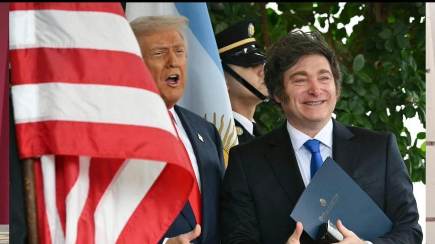 ¿Sabes de qué equipo son Milei y Trump?