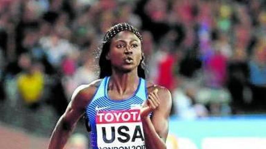 Beitia, duodécima y última en la final de altura. Bolt se lesiona en su retirada e Inglaterra da la campanada