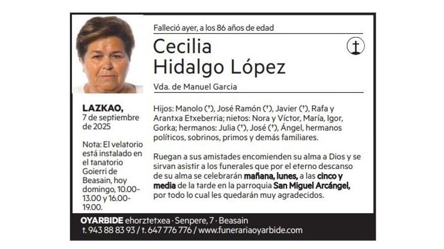 Cecilia Hidalgo López