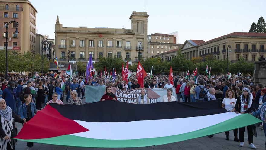 Huelga y paros en solidaridad con Palestina durante este miércoles en Navarra