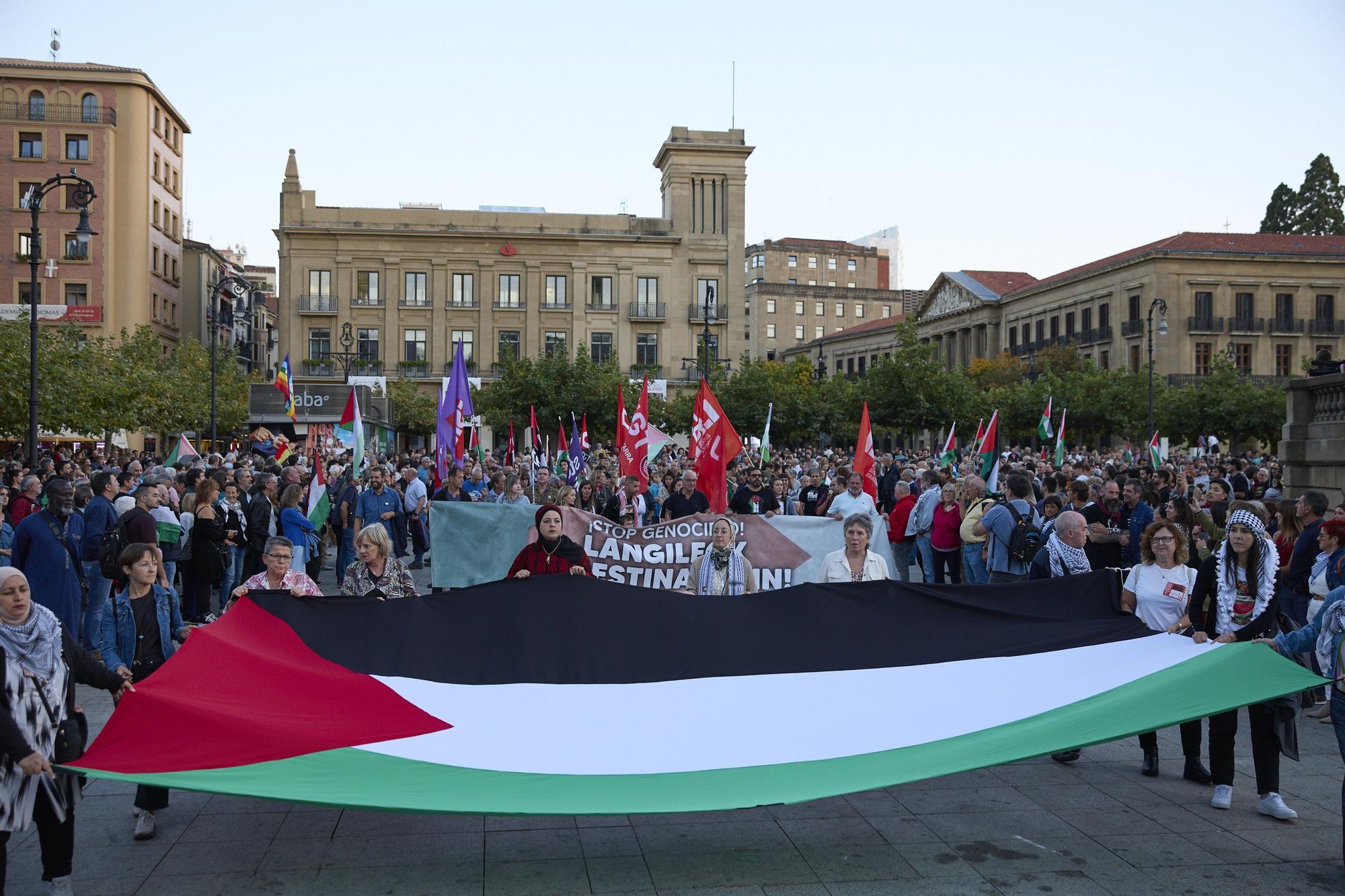 Huelga y paros en solidaridad con Palestina durante este miércoles en Navarra
