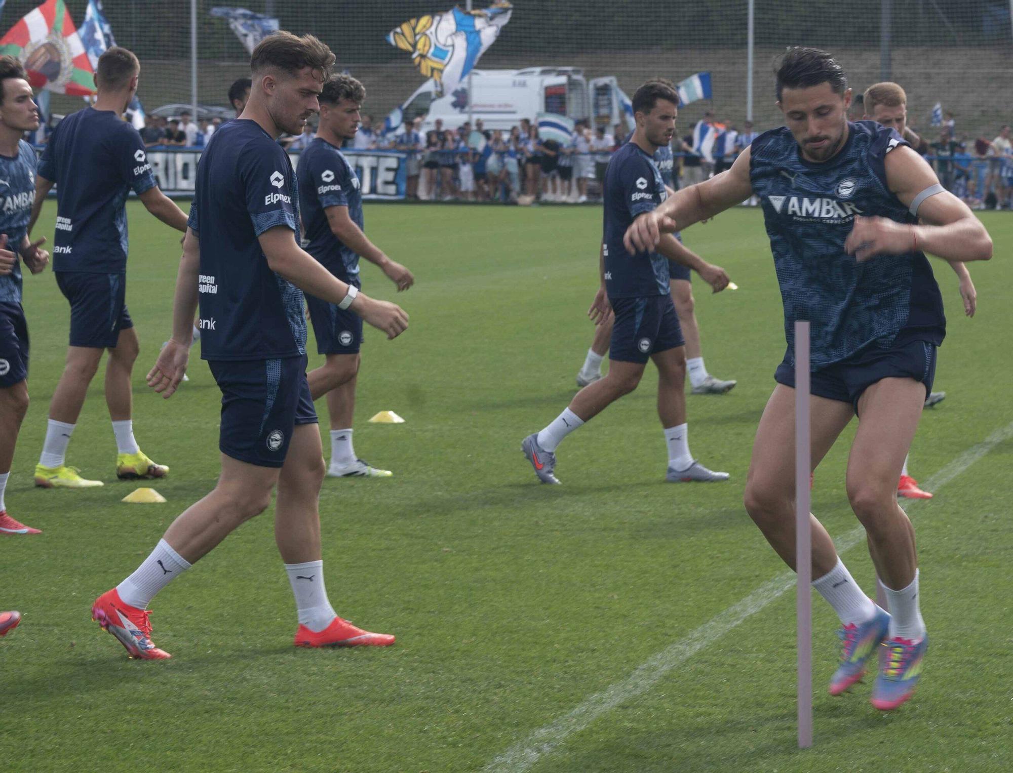 En imágenes: Una afición entregada al Alavés