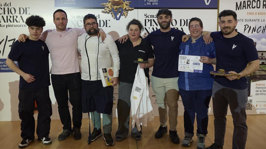 EN FOTOS | Bar Amatxo y Bar Gazta, ganadores de la 26ª Semana del Pincho de Navarra