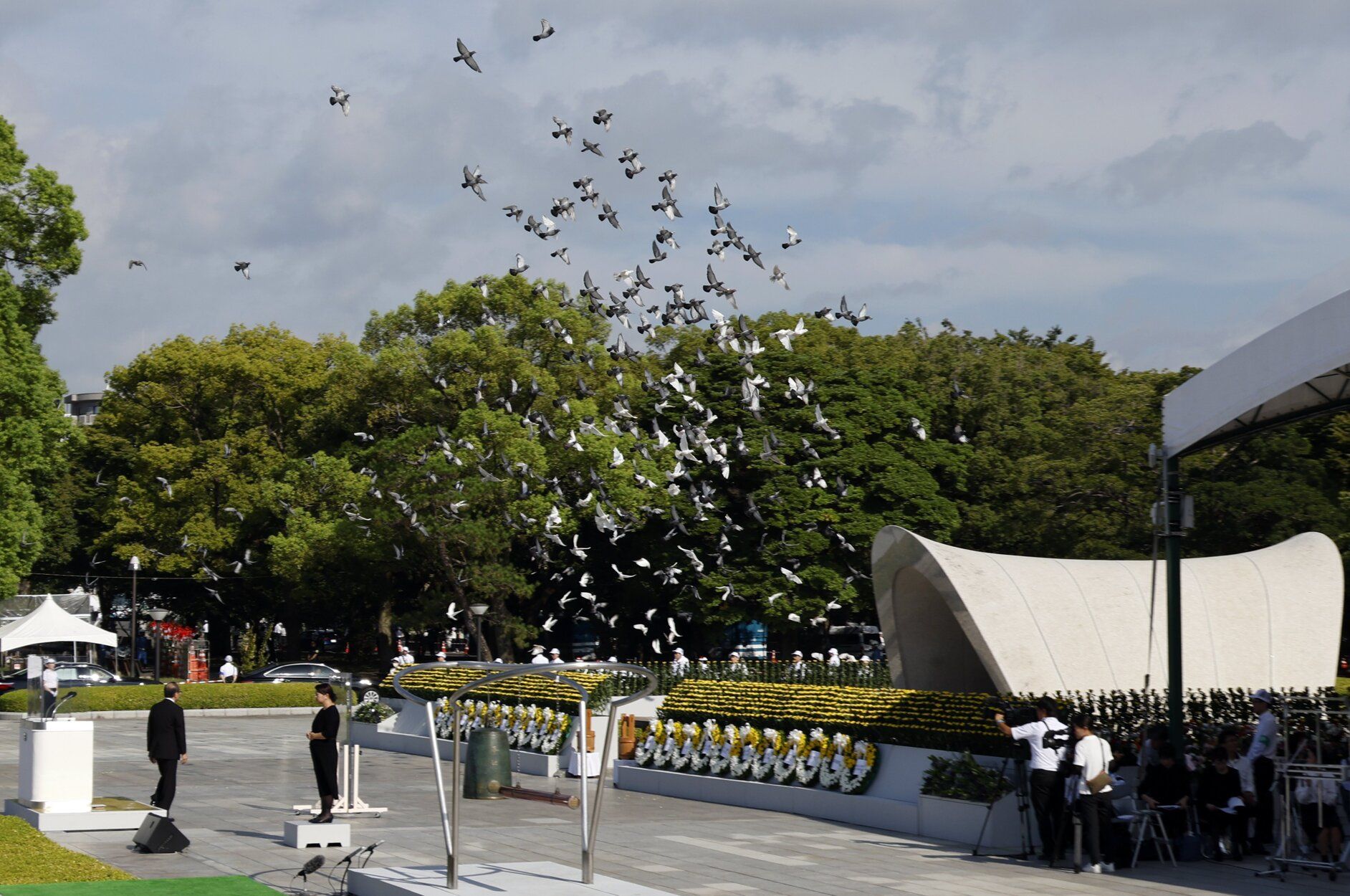Hiroshima urge al desarme nuclear en el 80 aniversario del bombardeo atómico