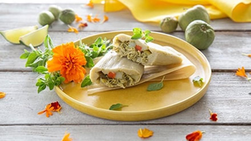 Imagen de uno de los tamales de &#039;Alicia&#039;s Tamales Los Mayas&#039;