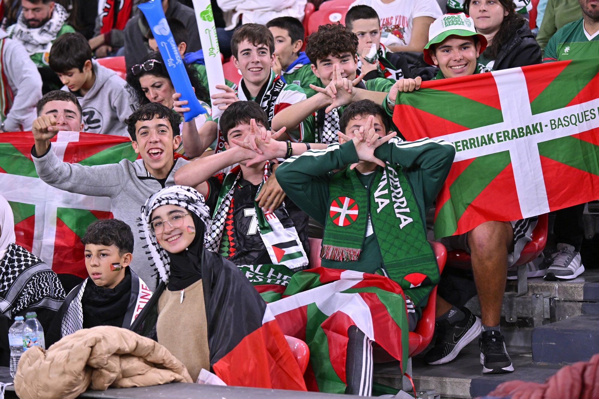 Las imágenes del Euskal Selekzioa - Palestina