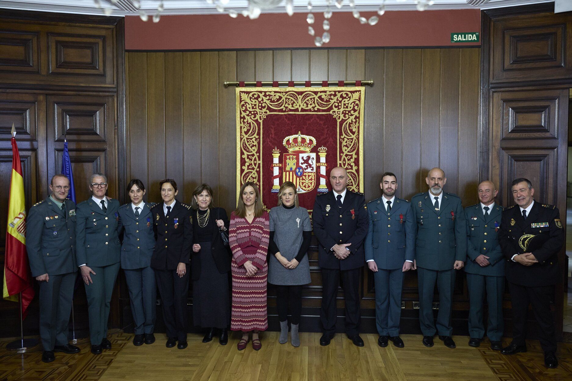 Imágenes del acto de entrega de las medallas de Cruz de la Orden de Isabel la Católica y del mérito de Protección Civil