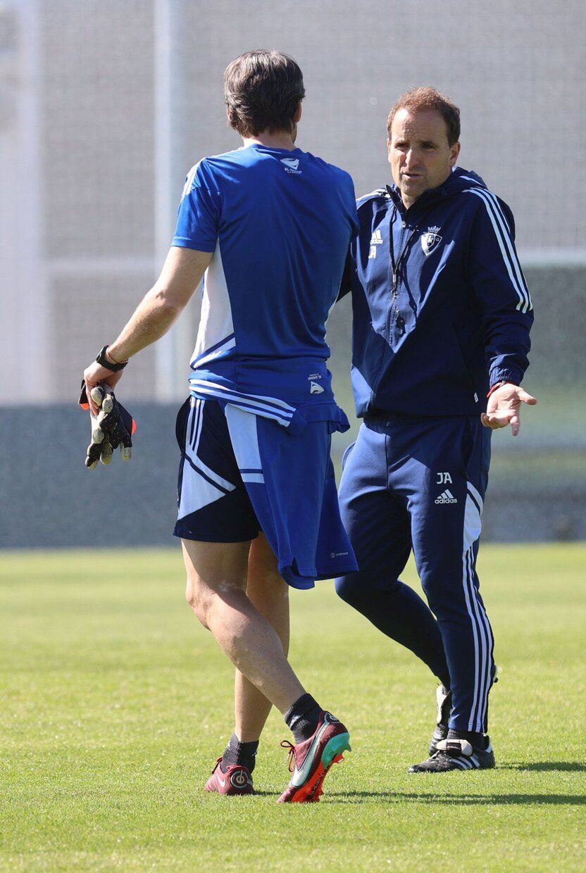 Entrenamiento de Osasuna del 18 de abril