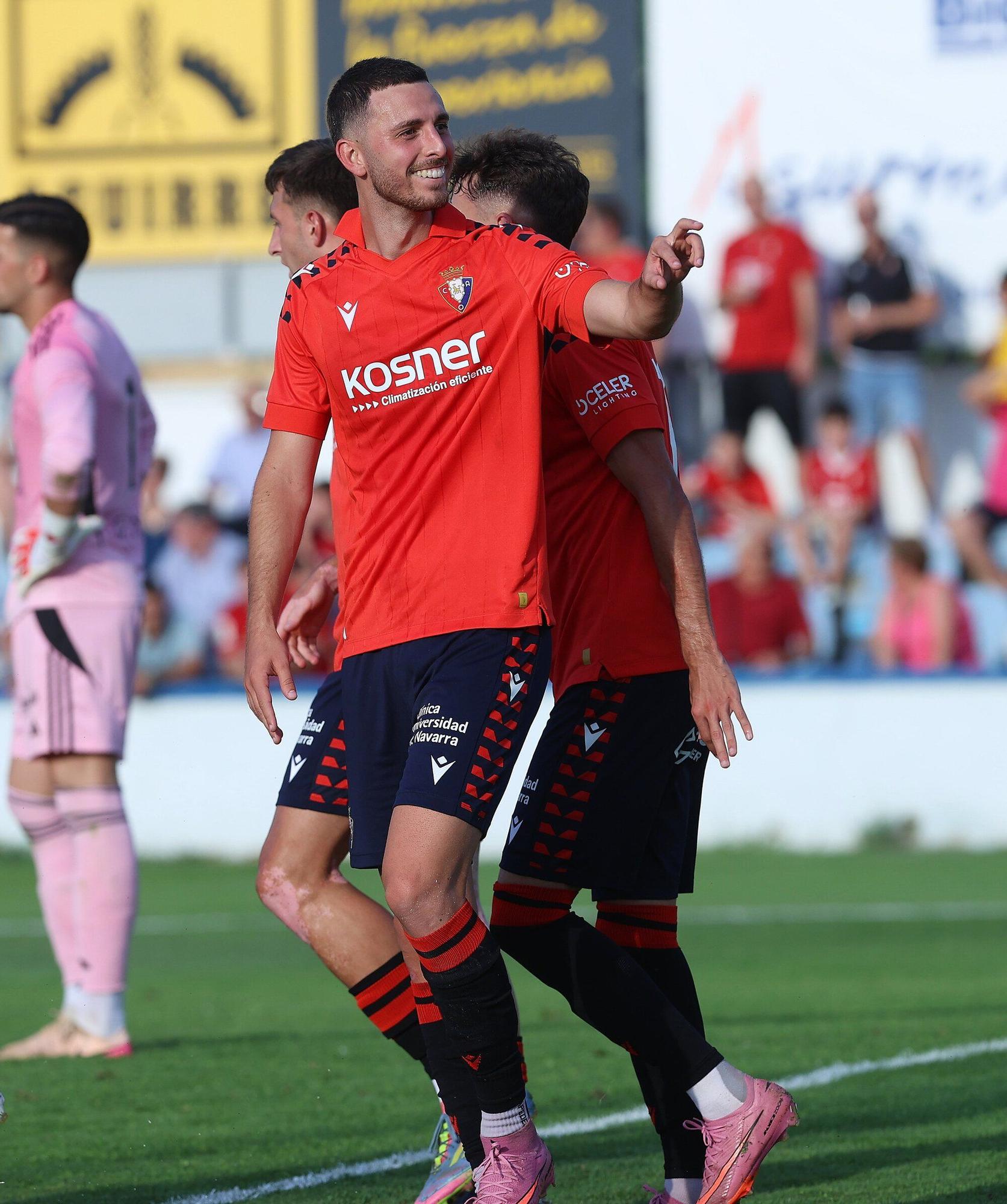 Osasuna logra en Tafalla su primer triunfo de pretemporada