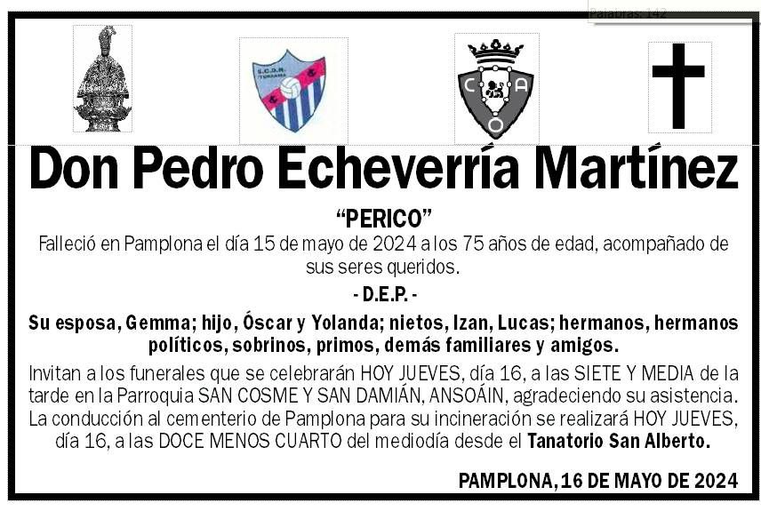 Pedro Echeverría Martínez