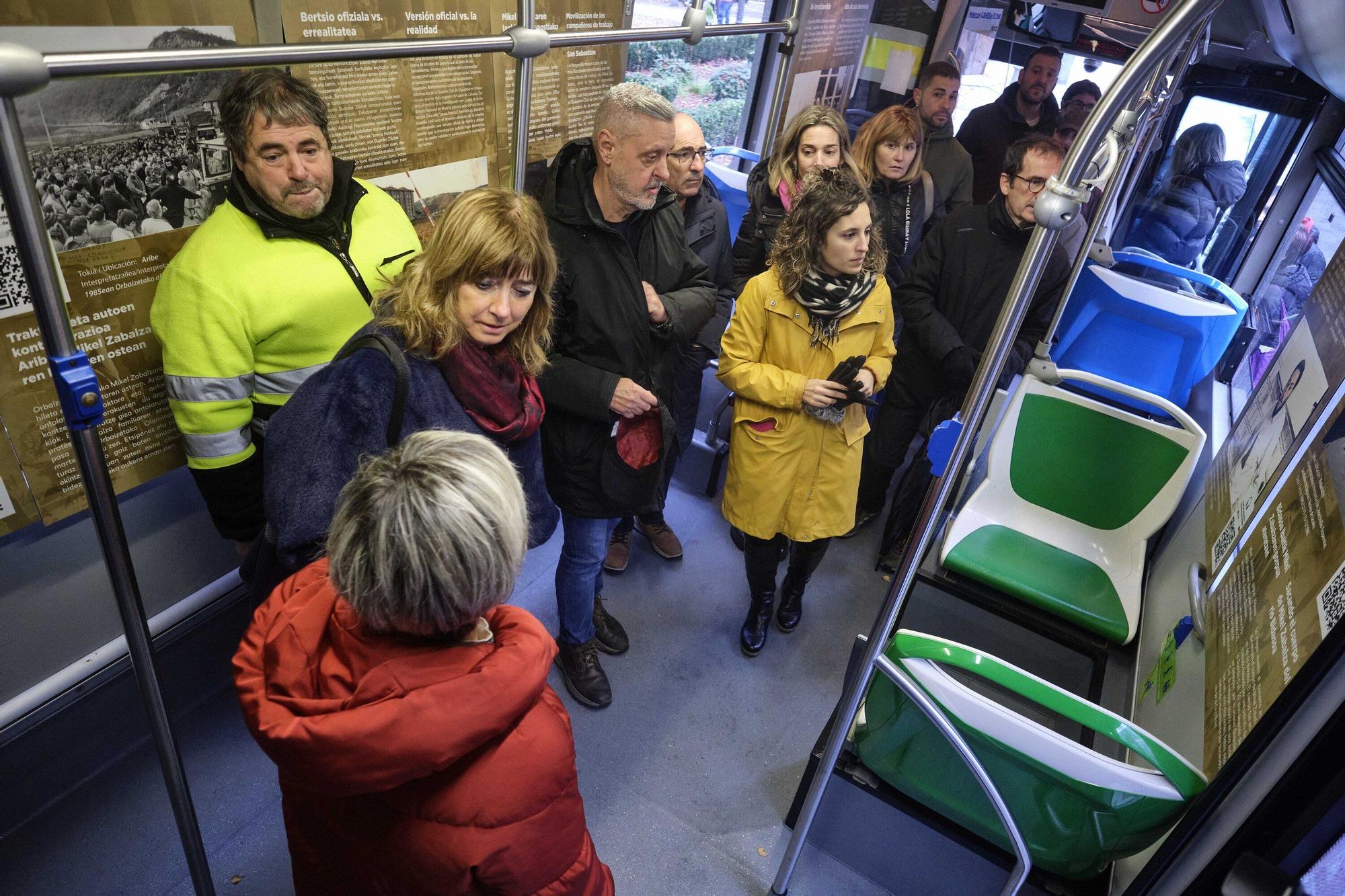 Llega a Pamplona la exposición itinerante '40 años en memoria de Mikel Zabalza'
