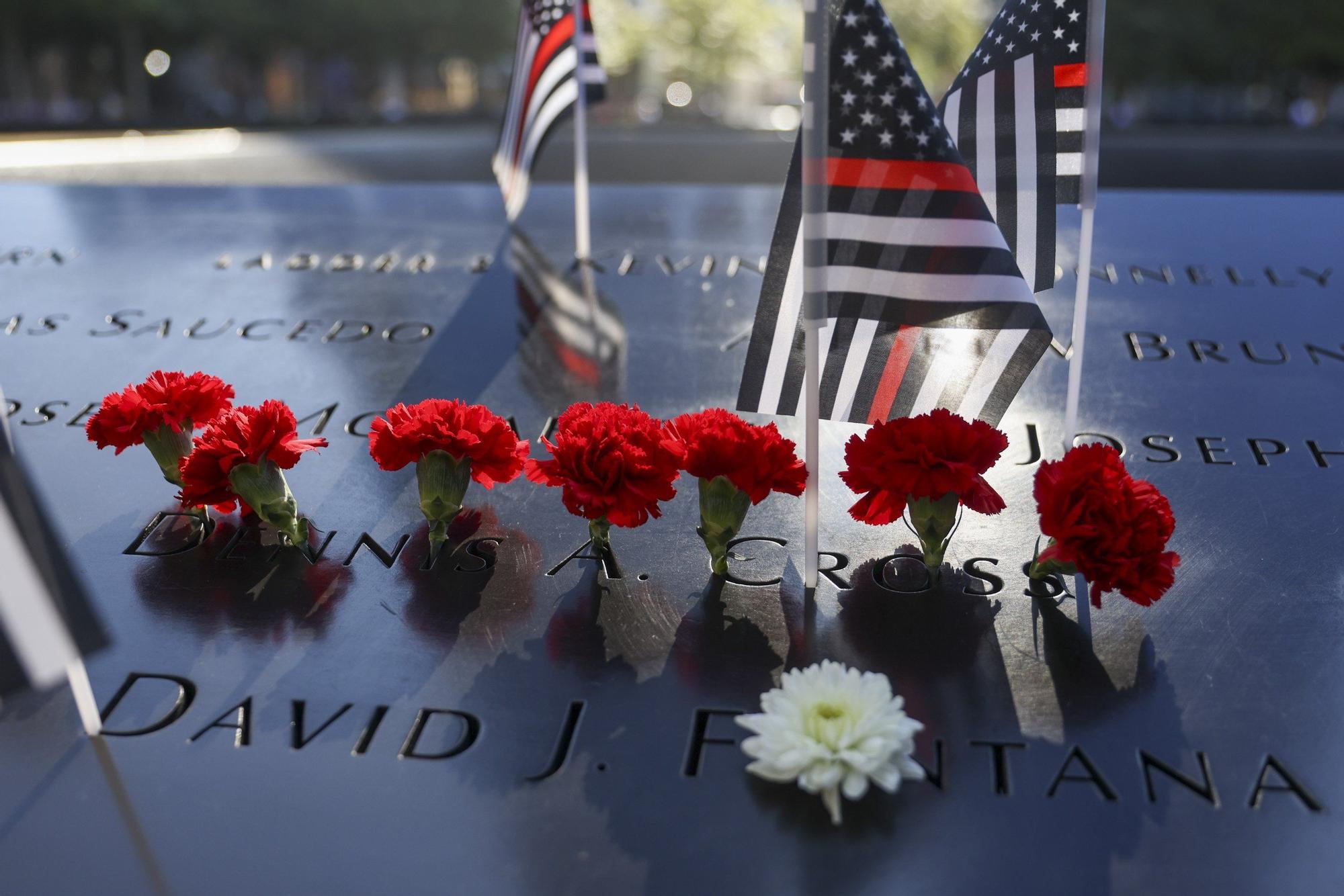 Imágenes del homenaje a las víctimas por el 24º aniversario del 11s