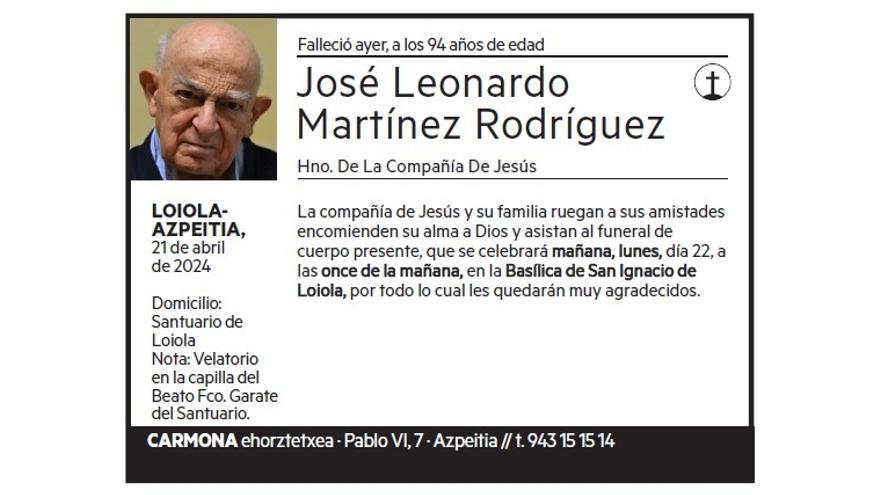 José Leonardo Martínez Rodríguez