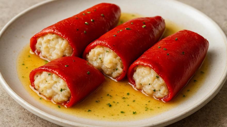 El sabor del norte en tu mesa: pimientos del piquillo rellenos de bacalao
