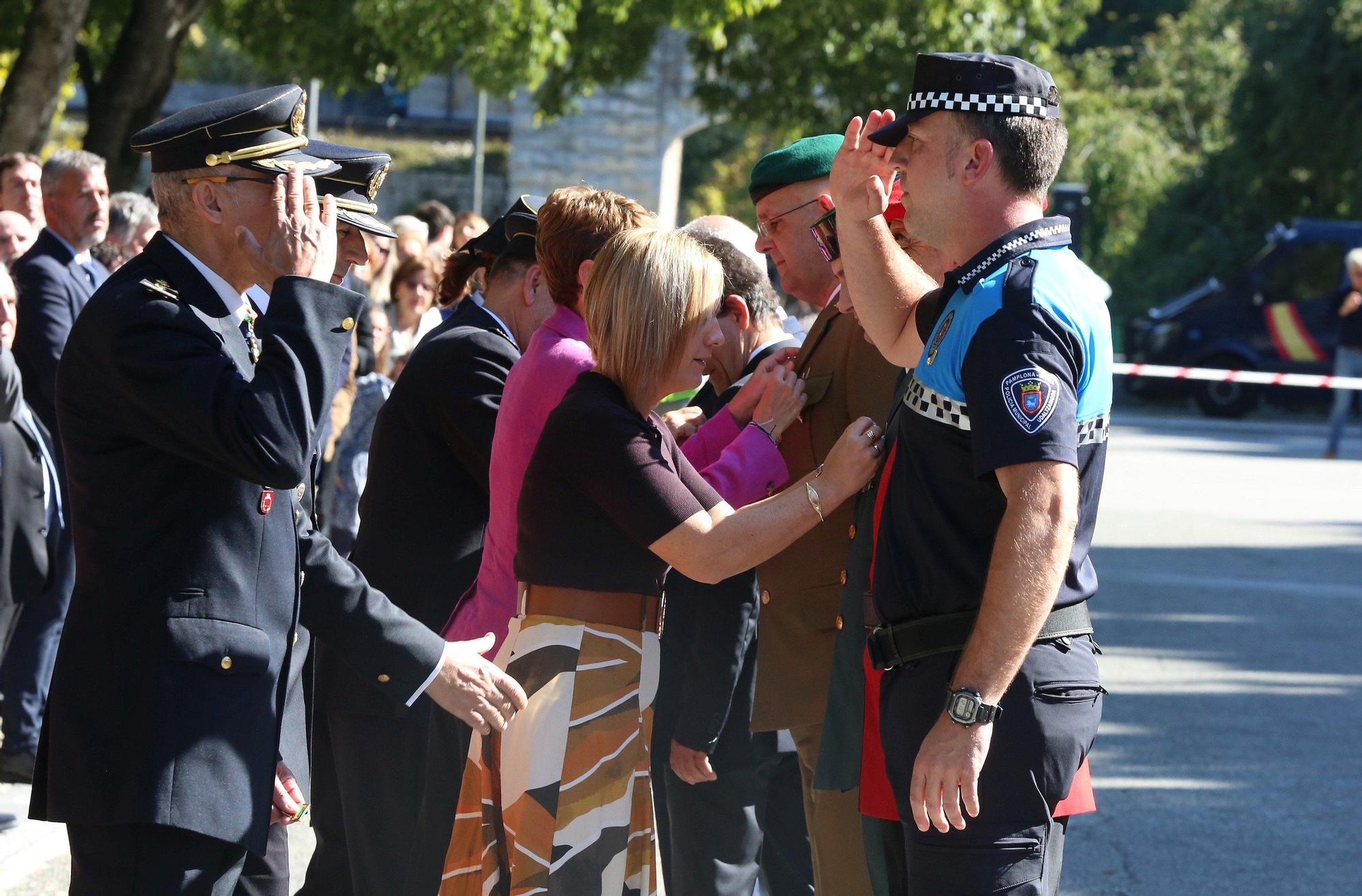 Fotos de la celebración del patrón de la Policía Nacional en Pamplona