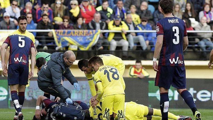 Villarreal y Eibar empataron a uno en un partido brillante