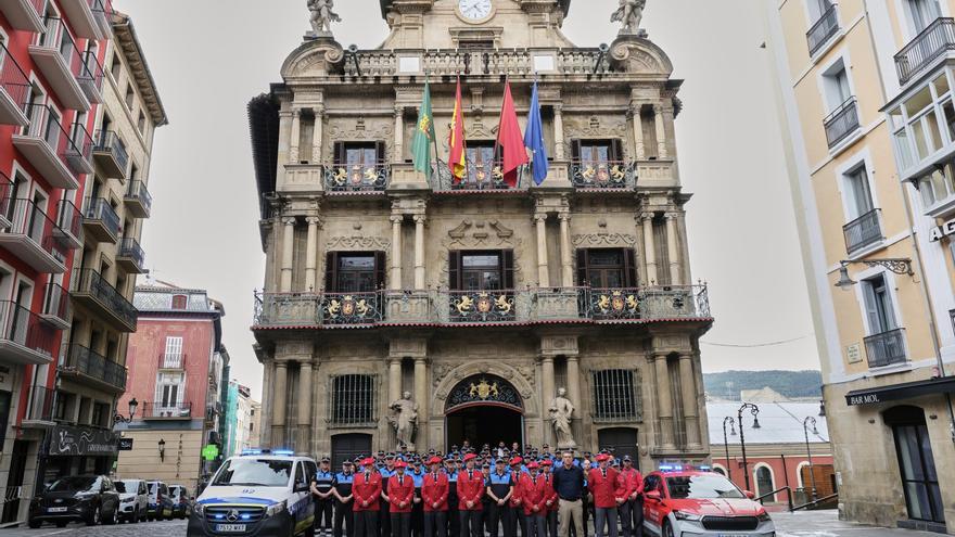Policía Foral agradece las muestras de condolencia y el arrope de la sociedad e instituciones en los minutos de silencio