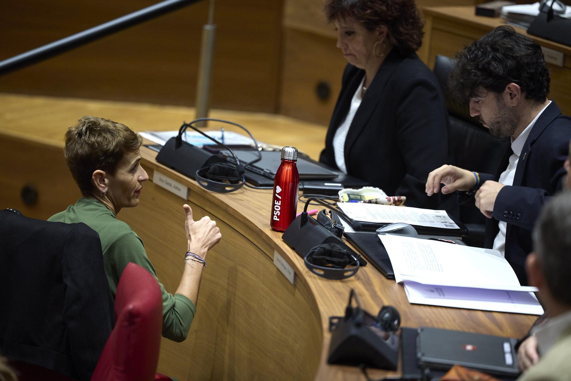 Fotos del pleno del Parlamento de Navarra del jueves 30 de octubre