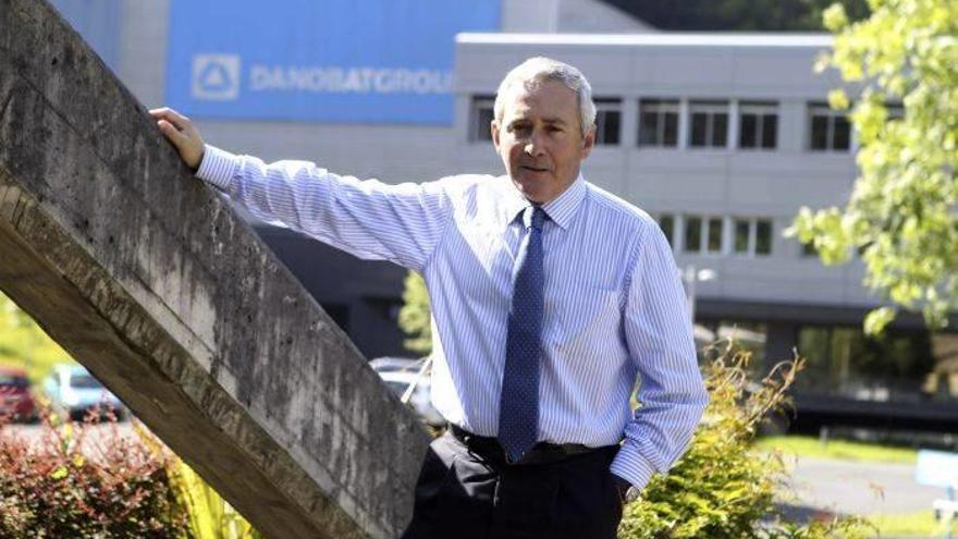 El director general de Danobatgroup, Iñigo Ucin, tras ser nombrado hoy próximo presidente de la Corporación Mondraón