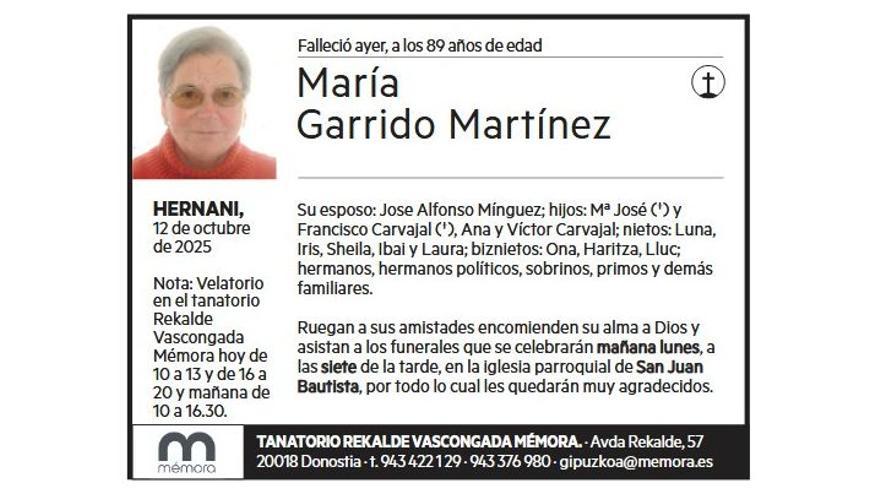MARIA GARRIDO MARTINEZ
