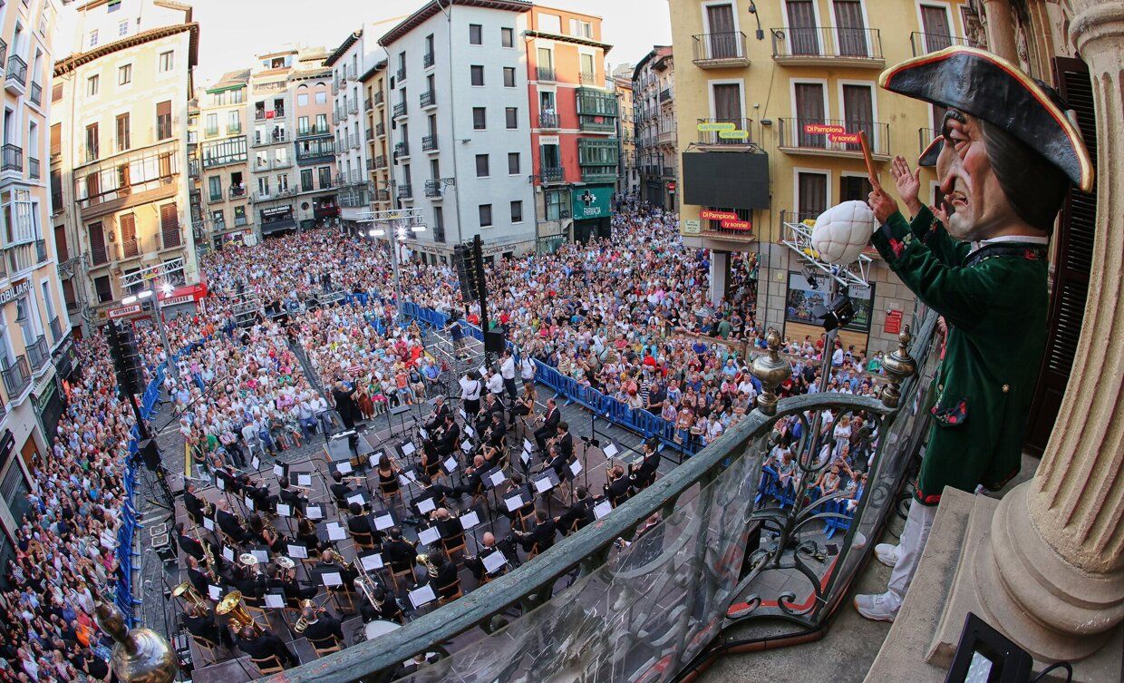 Concierto presanferminero de la Banda la Pamplonesa