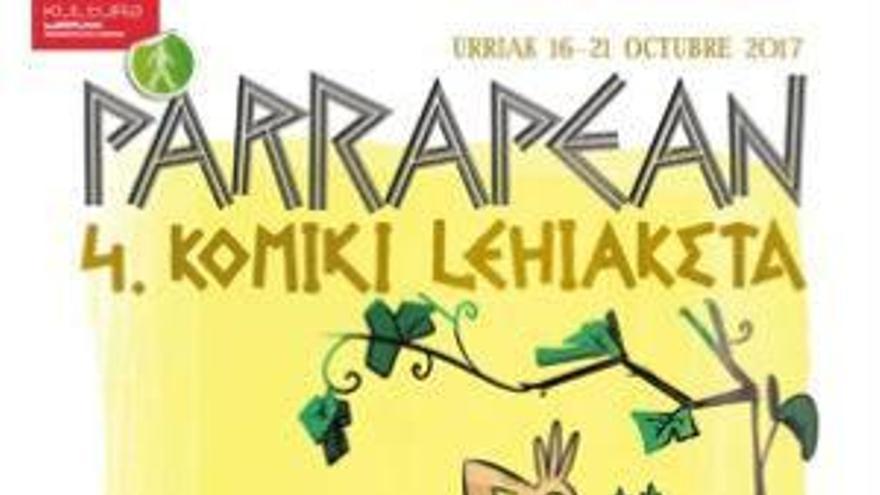 Parrapean Komiki Egunak euskarazko komikigintzari buruzko jaialdia izango da  Bilbon