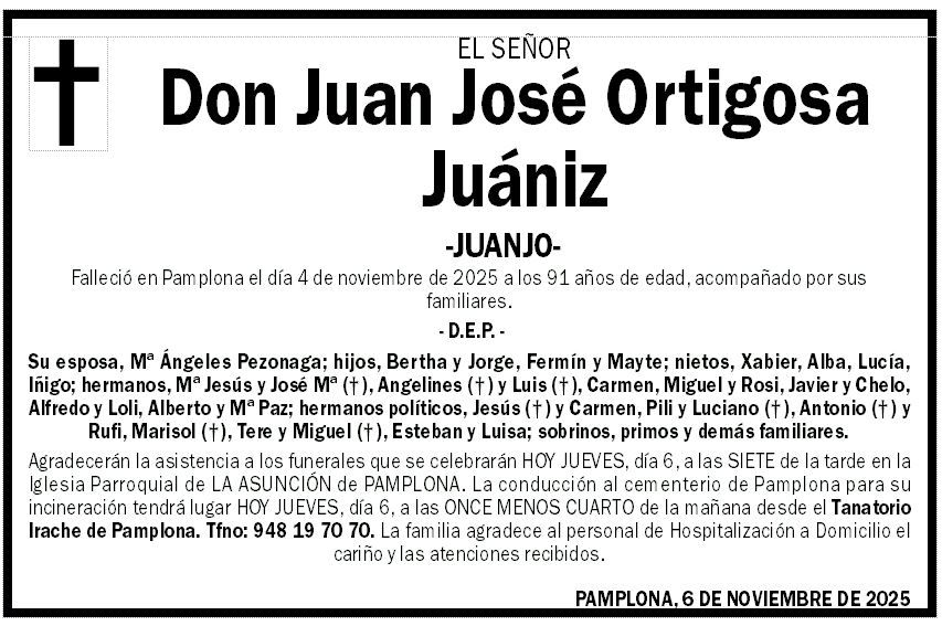 Juan José Ortigosa Juániz