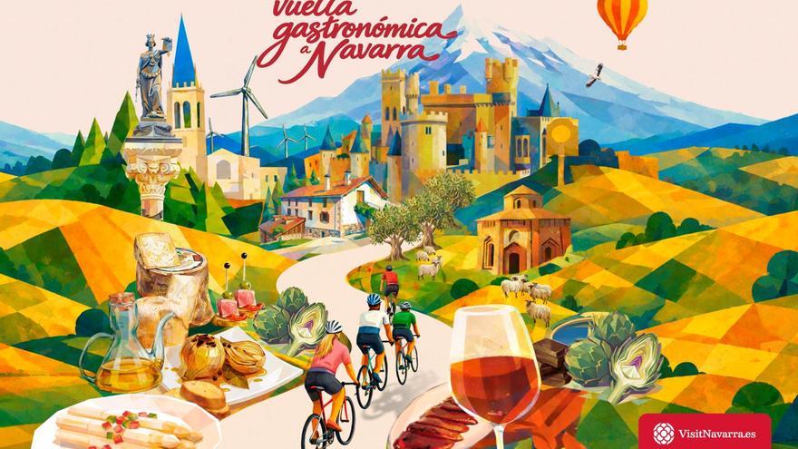 Turismo lanza la serie roadmovie ‘La vuelta gastronómica a Navarra’, que une enogastronomía y cicloturismo