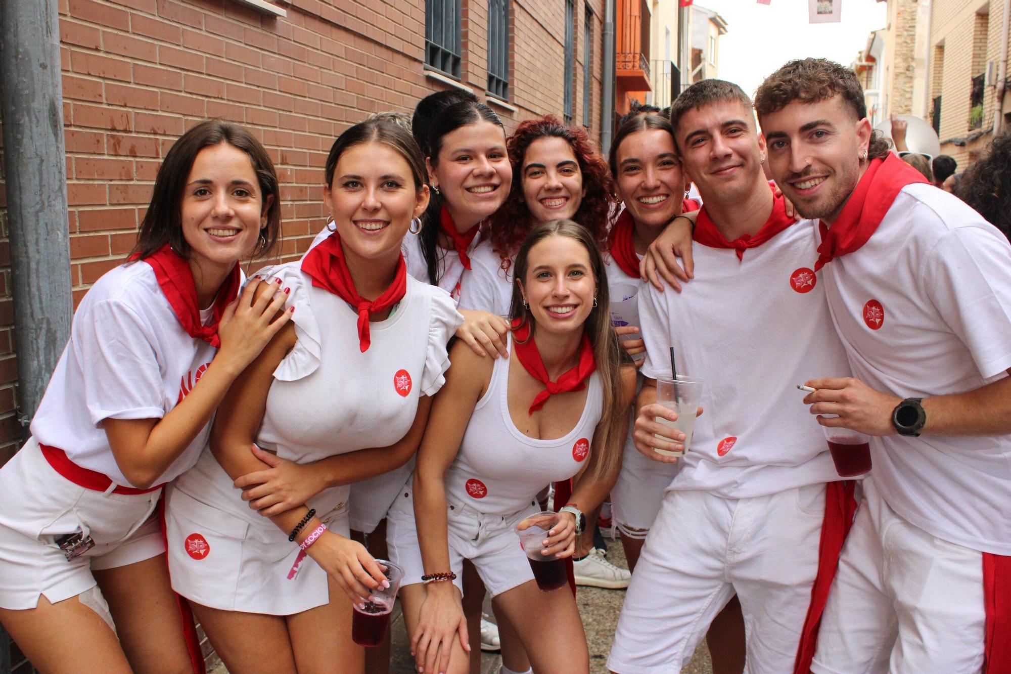Fotos del cohete en fiestas de Cintruénigo 2025