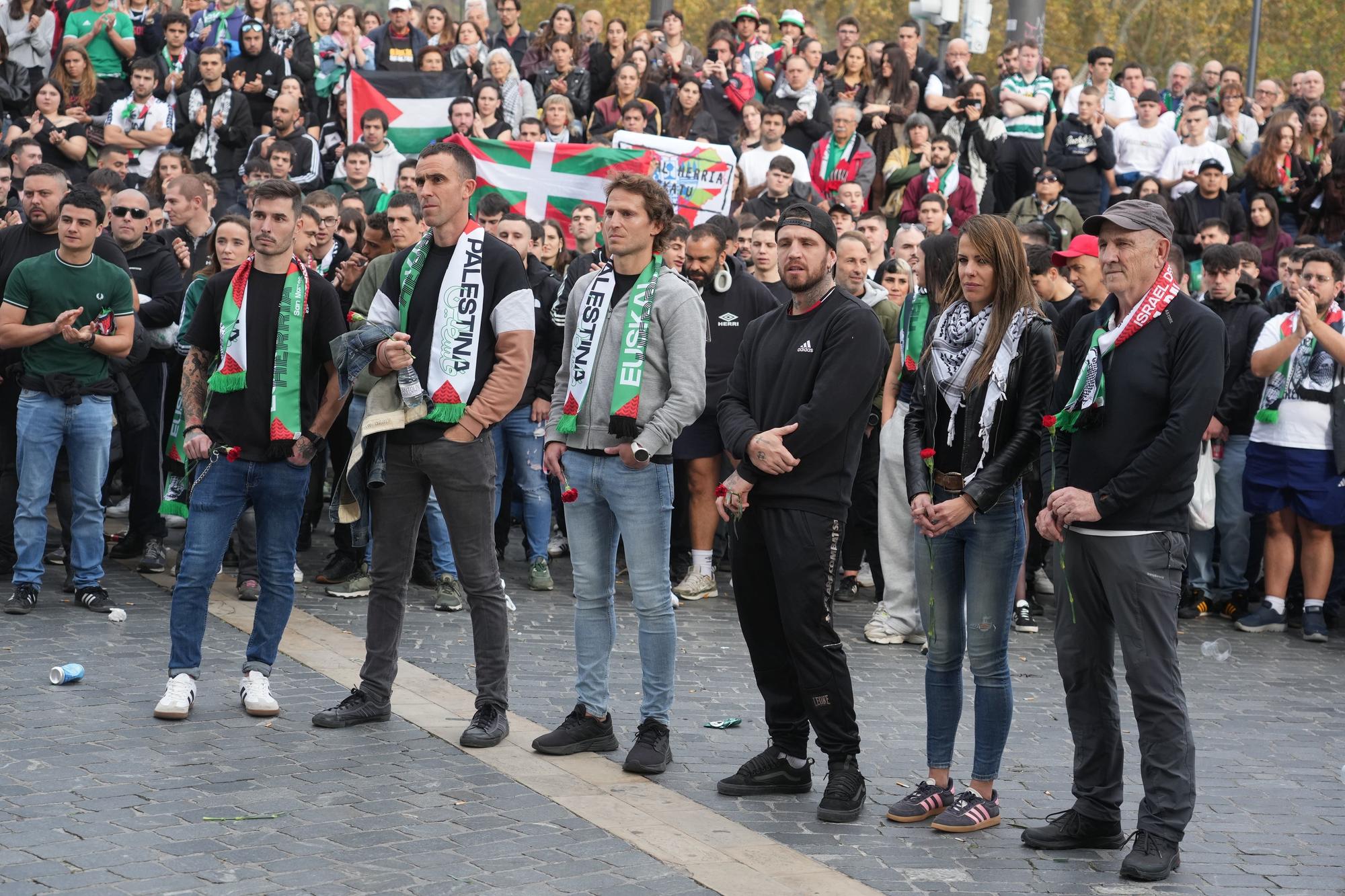 Euskal Herria se vuelca con el partido Euskal Selekzioa - Palestina