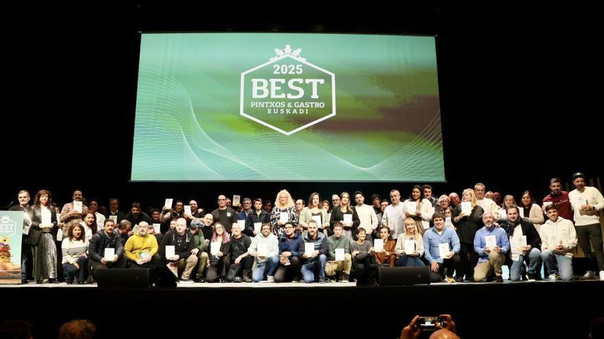 Las mejores barras de pintxos de Euskadi, premiadas en Vitoria